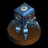 Blue Totebot Statue item icon in Scrap Mechanic