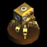 Yellow Totebot Statue item icon in Scrap Mechanic