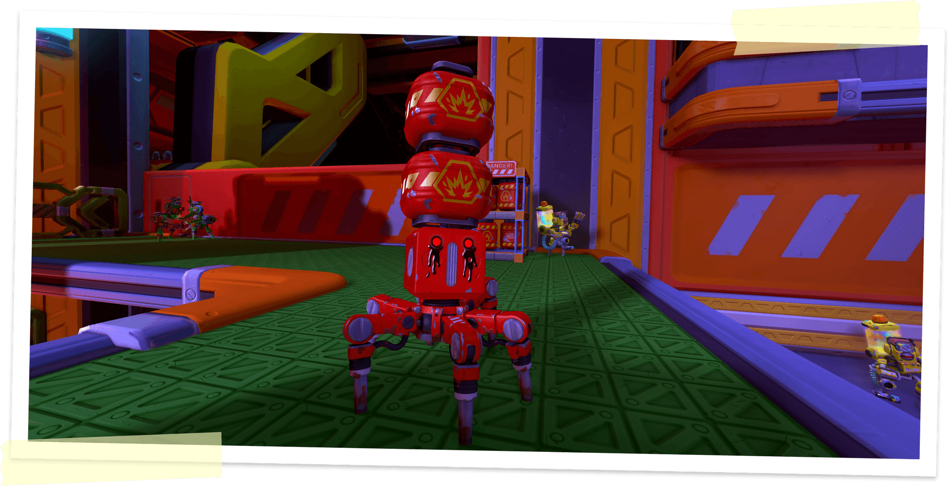 Red Explosive Totebot from Scrap Mechanic 1.0